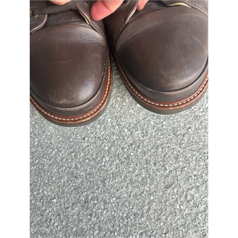 Samuel Hubbard Men’s DressFast Oxford M1310-061 Brown Leather Sneakers Size 11M
